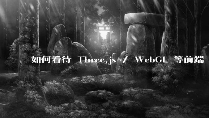 如何看待 Three.js / WebGL 等前端 3D 技术？