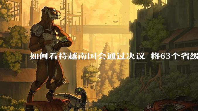 如何看待越南国会通过决议 将63个省级行政单位精简至34个？这将带来什么影响？